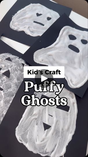 5.2K views · 8.1K reactions | Supplies & Directions 👻⬇️

Homemade puffy paint is one of our favorite craft materials!! (It’s almost time to make cardboard holiday cookies again and I’m so excited 😆🎄)

✨ If you love holiday craft ideas for kids, be sure to follow me @emerald_outlaw 👻🎄🎅🏼🦇

✂️ Supplies

Shaving Cream
Glue
Popsicle Stick
Black Cardstock 
Scissors
Paintbrush 

📝 Directions

1. Add equal parts shaving cream and glue to a bowl. 
2. Mix together using a popsicle stick.
3. Use a paint brush to paint a ghost shape onto a piece of black cardstock paper. 
4. Cut out two eyes and a mouth from black cardstock.
5. Press eyes and mouth onto ghost while the puffy paint is still wet. 
6. Let dry. Promptly clean off any materials after use. 
7. Display 👻👻👻

#halloween #halloweenc Holiday Craft Ideas For Kids, Paint A Ghost, Shaving Cream And Glue, Older Kids Crafts, Homemade Puffy Paint, Holiday Craft Ideas, Cream Glue, Two Eyes, Halloween Preschool