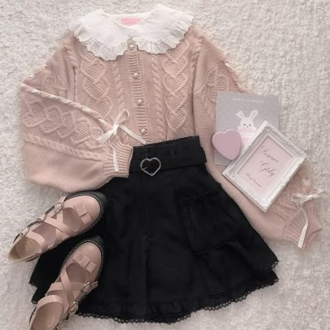 #streetstyle #sreetfashion #streetwear #kawaii #kawaiifashion Mode Ulzzang, Mode Kawaii, Kawaii Fashion Outfits, Modieuze Outfits, Kawaii Clothes, Really Cute Outfits, 여자 패션, Visual Kei, Mode Inspiration