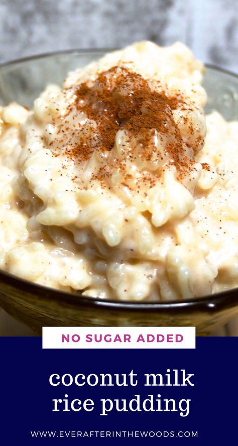 Rice Pudding With Coconut Milk, Coconut Milk Recipes Dessert, Dairy Free Rice Pudding, Coconut Milk Rice Pudding, Milk Rice Pudding, Creamiest Rice Pudding Recipe, Milk Recipes Dessert, Coconut Milk Rice, Coconut Rice Pudding