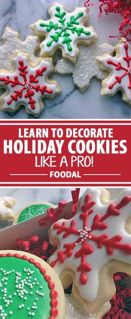 Holiday Cookie Decorating, Holiday Cookies Decorated, Easy Royal Icing Recipe, Cookies Royal Icing, Valentines Day Cookies, Xmas Cookies, Christmas Sugar Cookies, Christmas Cookies Decorated, Holiday Cookie