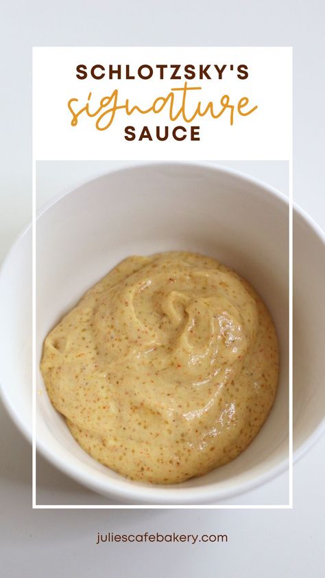 Copycat Schlotzsky's Signature Sauce Signature Sauce Recipe, Beloved Sauce, Cured Meat Platter, Hot Sauce Recipe, Sandwich Sauces, Homemade Sauce Recipes, Fast Food Places, Marinade Sauce, Food Places