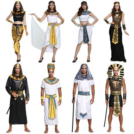 Eygptain Clothes, Cleopatra Outfit Ancient Egypt, Eygptain Costumes, Egyptian Cosplay Woman, Egyptian Men Costume, Egypt Costume Women, Ancient Egypt Clothing Men, Ancient Civilization Outfit, Ancient Egypt Outfits