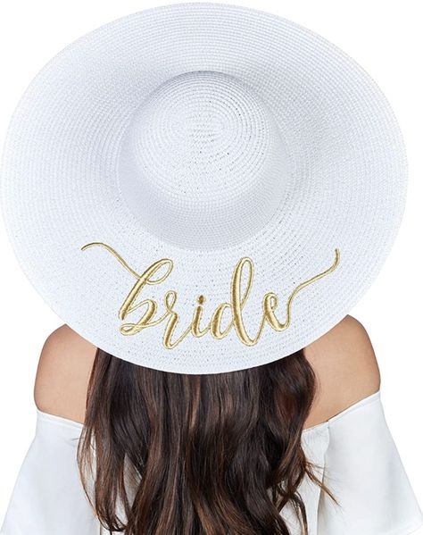 Straw Sun Hat, Babymoon, Bachelorette Party Favors, Bridal Shower Gift, Cool Hats, Bridal Shower Gifts, Amazon Women, Sun Hat, The Chic