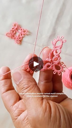 1.7K views · 1.5K reactions | Easy square medallion motif step by step video available on the channel now. This is made using shuttle and a ball thread. 

#shuttletatting #lacemaker #tutorialreels #tattinglace #tatting #diycraft #homedecorindia #homedecorationideas #tattingtutorial #reelspage | Threads Tribe | Andrea Vanzo · Etna Home Decor India, Tatting Tutorial, Tatting Lace, Tatting, Step By Step, Thread, Square