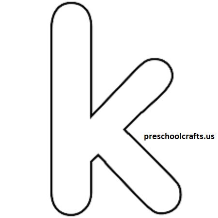 Letter K Crafts - Preschool and Kindergarten Letter K Printable, Letter K Preschool, Letter K Crafts, Alphabet Lesson Plans, Teach The Alphabet, Abc Crafts, The Letter K, Kindergarten Letters, K Crafts