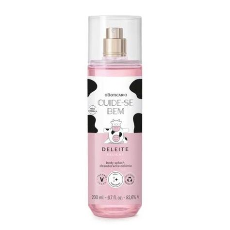 Body splash cuide-se bem deleite o boticário 200ml Body Splash, Body Spray, Glow Up?, Pink Girl, Body Care, Essence, Facial, Spray, Magazine