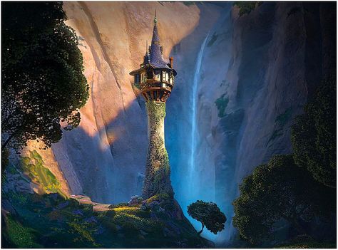 Rapunzel's Tower Rapunzel Wallpaper, Rapunzel Castle, Tangled Tower, Tangled Wallpaper, Rapunzel Tower, Rapunzel Disney, Images Disney, Wallpaper Dekstop, Disney Artwork