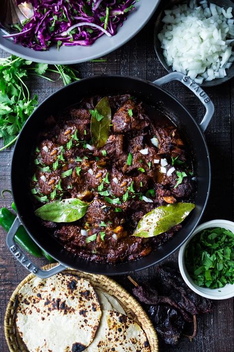 Mexican Lamb Barbacoa - a simple delicious recipe from Oaxaca that results in tender, juicy falling off the bone lamb perfect for tacos and burritos! #tacos #barbacoa #lamb #lambrecipes #oaxaca #mexicanrecipes #cincodemayo Lamb Barbacoa, Barbacoa Recipe, Slow Roast Lamb, Tacos And Burritos, Sunday Recipes, Beef Chuck Roast, Slow Roast, Beef Chuck, Cabbage Slaw