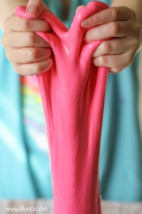 Gak Recipe, 2 Ingredient Slime, Borax Slime Recipe, Basic Slime Recipe, Ways To Make Slime, Borax Free Slime, Perfect Slime, Fluffy Slime Recipe, Free Slime