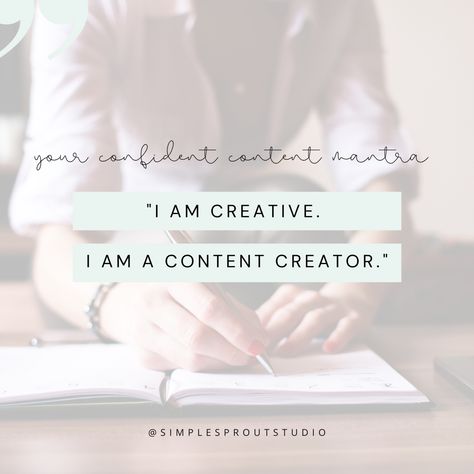 I Am A Content Creator, Content Creator Motivation, Content Creation Affirmations, Social Media Influencer Affirmations, Content Creator Affirmations, Content Creator Quotes, Creation Quotes, Inspirational Uplifting Quotes, Influencer Aesthetic