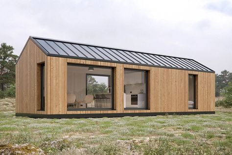 Homeowner Guide to Prefab ADU: Accessory Dwelling Units | Field Mag Prefab Cabins Affordable, Prefab Homes Uk, Prefab Homes Affordable, Prefab Homes Australia, Farm Airbnb, 40x60 Pole Barn House Plans, Small Prefab Cabins, Tiny House Mobile, Small Prefab Homes