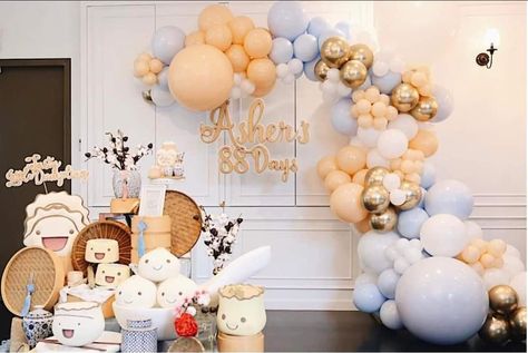 Dim Sum Party, Angel Baby Shower, Honey Bee Baby Shower, Baby Milestones Pictures, Baby Boy Themes, Baby Boy First Birthday, Birthday Themes For Boys, Baby Dedication, Virtual Baby Shower