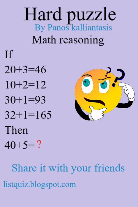 Hard puzzle math reasoning Outside the box Question and answer Reasoning Questions With Answers, Reasoning Questions, Questions With Answers, Hard Puzzles, Math Challenge, Maths Puzzles, Outside The Box, Thinking Outside The Box, Question And Answer