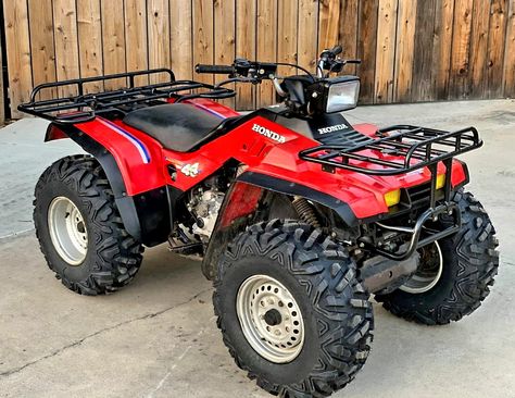 1986 Honda TRX350 Fourtrax 4x4 Foreman Honda Fourtrax 300 4x4, Honda Four Wheelers, Atv Mudding, Classic Honda Motorcycles, Atv Four Wheelers, Boys Game Room, Honda Rancher, Klr 650, Atv Motorcycle