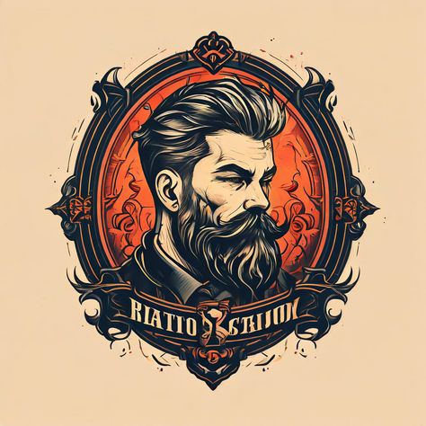 I will make logo design for tattoo studio and barbershop American Traditional Barber Tattoo, Logo Barbershop, Design For Tattoo, Barbershop Logo, Barber Tattoo, Barber Logo, Studio Tattoo, American Traditional, Create A Logo