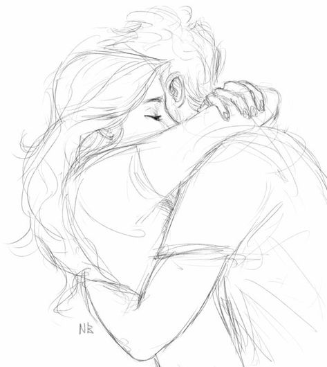 Hugging Drawing, Couple Drawing, Couple Sketch, Drawing Eyes, Hugging Couple, Fan Art Drawing, Couple Drawings, Anatomy Art, Love Drawings