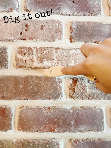 Brick Tile Wall, Fake Brick Wall, Diy Faux Brick Wall, Brick Wall Ideas, Diy Brick Wall, Brick Bathroom, Brick Wall Decor, Fake Brick, Brick Wall Paneling