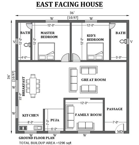 #cadbull #autocad #architecture #eastfacinghousedesign #eastfacing #housedesign #vastushastra #vastu #facade #facadedesign #2d #2dautocaddrawing #autocaddrawing #cadarchitecture #pinterestideas #thursday 2d Autocad Drawing, Drawing House Plans, 30x40 House Plans, Simple Floor Plans, 2bhk House Plan, Indian House Plans, House Gate, Architecture Drawing Plan, House Balcony Design