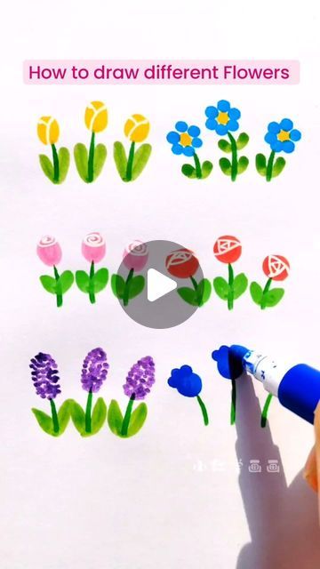 Simple and Easy Drawing Ideas on Instagram: "Discover how to draw six beautiful types of flowers in this easy-to-follow tutorial! 🌸🖌️ From elegant roses and vibrant sunflowers to delicate lilies and cheerful daisies, you'll learn to create stunning floral designs that will enhance your artistic skills. Perfect for beginners and experienced artists alike, this video will inspire you to bring the beauty of nature to your drawings. Join us and transform simple shapes into intricate, realistic flowers!" Simple Plant Drawing, Cute Flower Drawing, Cheerful Daisies, Alzheimers Activities, Paper Flower Arrangements, Sunflower Drawing, Simple Drawings, Note Doodles, Terracotta Flower Pots