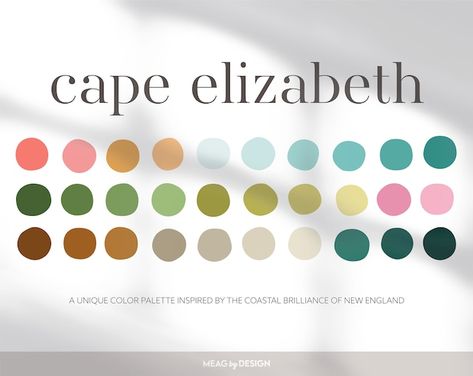 MeagByDesign - Etsy Brasil Olive And Turquoise Color Palette, Tiffany Blue Color Palette, Color Palette For Branding, Playroom Walls, Small Cottage Designs, Turquoise Color Palette, Procreate Color Palette, Cottage Designs, Brand Palette