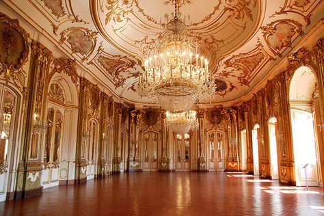 just wow Castle Ballroom, Ballroom Aesthetic, Palace Ballroom, Salou, Coffered Ceiling, Beautiful Architecture, Backyard Wedding, Eiffel Tower Inside, Lisbon