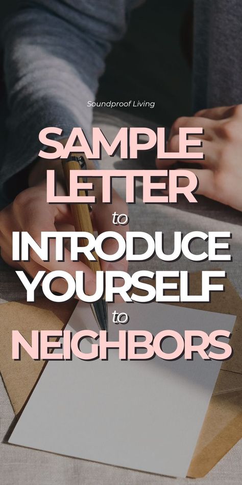 Moving into a new neighborhood can be an exciting yet daunting experience. A simple gesture of sending a letter to introduce yourself to your neighbors could go a long way in building a friendly relationship.
#NewNeighbors #NeighborIntroductionLetter #MeetYourNeighbor
#ApartmentLiving New To Neighborhood Introduction, New To The Neighborhood Introduction, New Neighbors Introduction Card, Introduce Yourself To Neighbors, Noisy Neighbors, Introduction Letter, Welcome Note, Introduce Yourself, New Neighbors