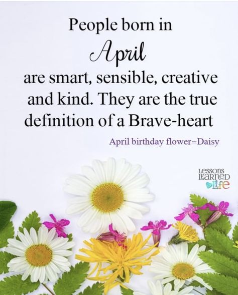 April 2nd Quotes, Born In April Quotes, April Born Quotes, People Born In April, April Month, April Baby, April Quotes, Born In April, April Birthday