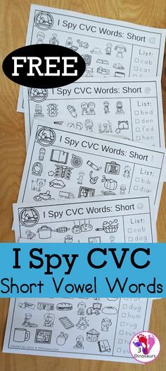 Short Vowel Flip Book, Cvc Word Families Free, Short Vowel I Activities, Cvc Words Special Education, Short Vowel Sounds Worksheets 1st Grades, Short A Cvc Words Worksheets Free, Read And Find Worksheet, Free Vowel Worksheets, Short I Vowel Activities