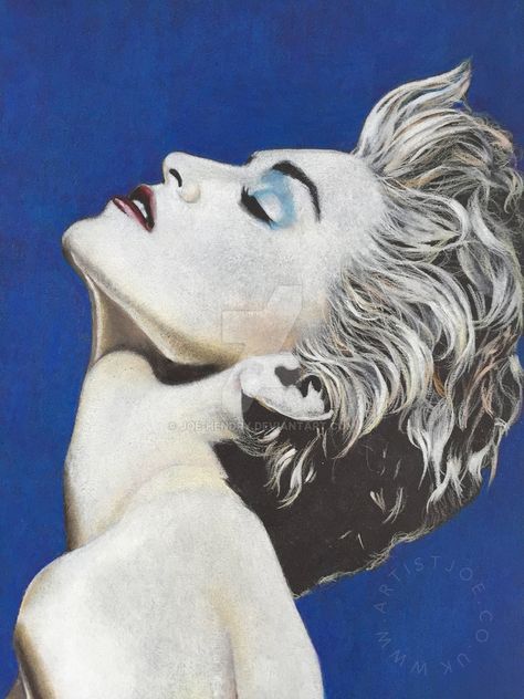 Madonna Drawing, Early Madonna, Joe Hendry, Madonna True Blue, Leigh Bowery, Madonna 80s, Madonna Art, Celebrity Artwork, Acrylic Mixed Media