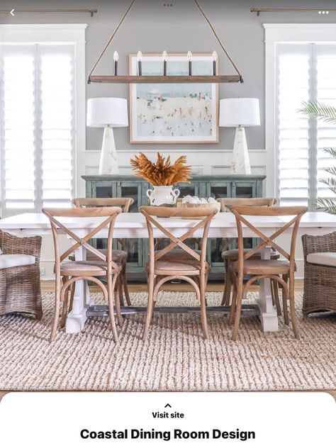 Coastal Dinning Room, Coastal Farmhouse Dining Room, Beach Dining Room, Fall Dining Room, Coastal Dining Room, Coastal Dining, Autumn Dining, House Dining Room, Coastal House