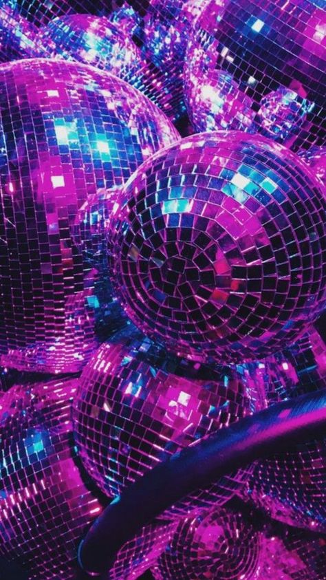 Ball Aesthetic, Aesthetic Lockscreens, Disco Fever, Purple Vibe, Bedroom Wall Collage, New Retro Wave, Dark Purple Aesthetic, Photographie Portrait Inspiration, Neon Aesthetic