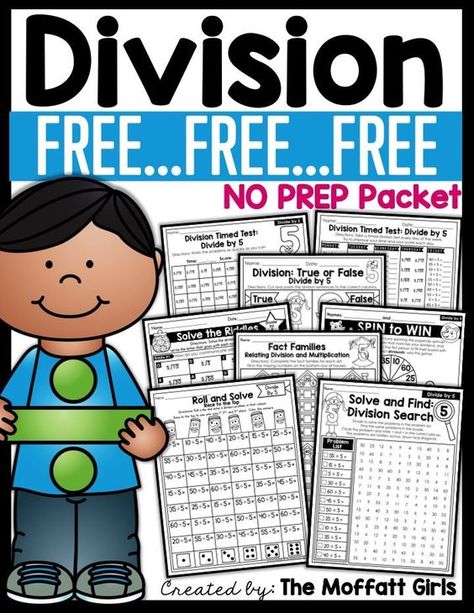 Division Strategies, Division Activities, Division Math, Division Games, Division Facts, Eureka Math, Homeschool Freebies, Math Division, Fourth Grade Math