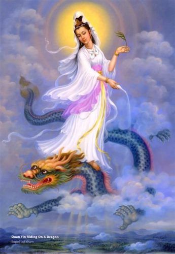 Cell Purification and Cleansing by Lady Quan Yin Goddess Of Mercy, Buddhist Practices, Quan Yin, Kuan Yin, Kwan Yin, Buddha Image, Buddha Art, Buddhist Art, A Dragon