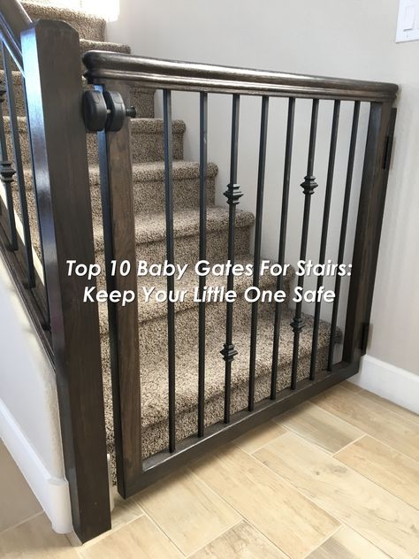 Looking for the best baby gates for stairs to keep your little one safe? Check out our top 10 picks that are not only stylish but also secure. From retractable to pressure-mounted gates, find the perfect option to childproof your home. Ensure peace of mind with these top-rated baby gates for stairs. Modern Baby Gates For Stairs, Gates For Stairs With Banister, Top Of Stairs Gate, Baby Gates For Stairs, Staircase Gate, Custom Baby Gates, Gates For Stairs, Best Baby Gates, Gate For Stairs