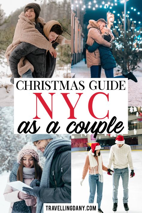 Dreaming of a romantic NYC Christmas? This guide shows you how to experience the city’s most magical spots—from Central Park to Rockefeller Center—without breaking your budget. New York City At Christmas, Nyc At Christmas, Christmas In Nyc, Winter Date Ideas, Christmas Proposal, Nyc Christmas, Romantic Christmas, Couple Travel, Visiting Nyc