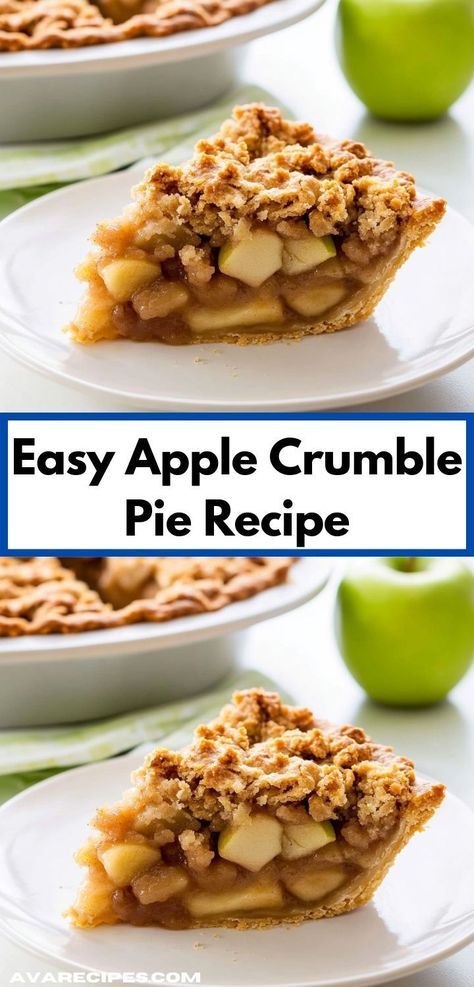 Discover a classic dessert with this Apple Crumble Pie Recipe, a fantastic addition to your collection of easy dessert recipes. The warm apple filling and crumbly topping create a comforting treat for any gathering. Apple Crumble Pie Recipe, Easy Apple Crumble, Apple Crumb Pie, Apple Crumble Pie, Crumble Pie, Apple Crumb, Pie Crumble, Apple Pie Recipes, Italian Pizza