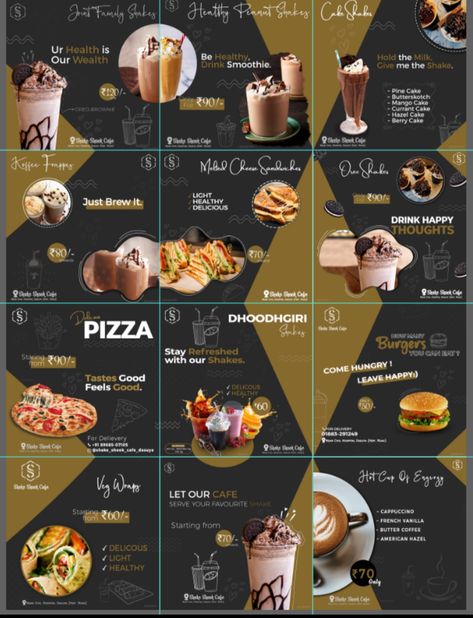 Instagram Grid Layout Ideas Restaurant, Food Instagram Layout, Instagram Grid Inspiration, Cafe Post Instagram, Food Instagram Feed Layout, Cafe Instagram Feed, Restaurant Instagram Feed, Food Instagram Feed, Pizza Menu Design