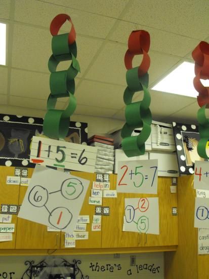 number chains; number bonds Math Rti, Math Club, Math Lab, Number Bond, Number Bonds, Algebraic Thinking, Teaching Numbers, Math School, Paper Chains