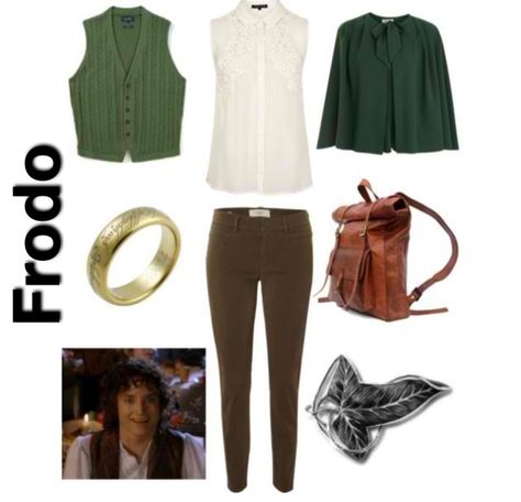 lord of the rings inspired outfit ~ frodo Hobbit Fashion, Going On An Adventure, Nerdy Outfits, Everyday Cosplay, Movie Inspired Outfits, Geek Clothes, Bilbo Baggins, Cottagecore Outfits, Character Inspired Outfits