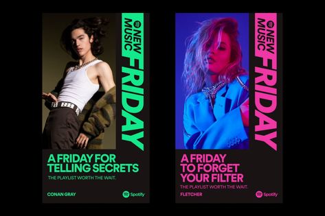 Spotify Design, Brand Palette, Launch Campaign, Weekly Routine, Identity Branding, New Identity, Layout Inspiration, 로고 디자인, Social Media Design