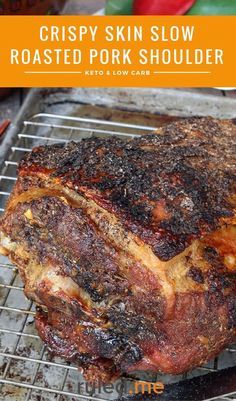 Pork Shoulder Recipes Oven, Pork Shoulder Picnic Roast, Roasted Pork Shoulder Recipes, Pork Shoulder Picnic, Roasted Pork Shoulder, Pork Picnic, Slow Roasted Pork Shoulder, Picnic Roast, Pork Shoulder Recipes