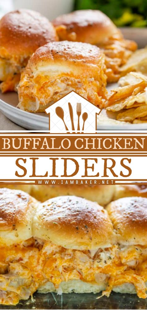 Holiday Finger Foods, Starter Ideas, Christmas Finger Foods, Buffalo Chicken Sliders, I Am Baker, Chicken Sliders, Appetizers Easy Finger Food, Finger Foods Easy, Party Finger Foods