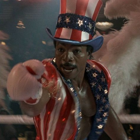 Apollo Creed Costume - Rocky Check more at https://costumerocket.com/apollo-creed-costume/ Creed Boxing, Rocky Stallone, Rocky Balboa Movie, Rocky Film, Creed Movie, Apollo Creed, Carl Weathers, Boxing Images, John Rambo