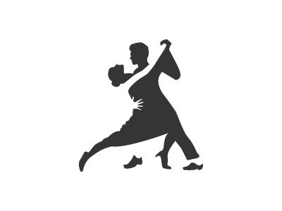 Dance Logo by Angel Veselinov Logo Design Dance, Pilates Logo, Indian Flag Images, Dance Logo, Shading Drawing, Dancer Silhouette, Tango Dancers, Past Life Regression, Dance Paintings