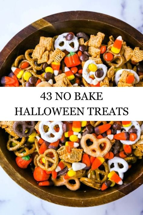 Seriously, no cooking required! Whip up these cute homemade Halloween treats quick! They are great for school classroom parties, kids of all ages or a family Halloween party. 4th Halloween Birthday Party, Kid Halloween Food Ideas, Kids Halloween Birthday Party Food, Halloween Toddler Birthday Party, Kids Halloween Party Ideas Food, Halloween Treats For Preschoolers, Loki Food, Kids Halloween Birthday Party Ideas, Family Halloween Party Ideas