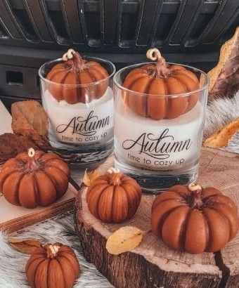 Creation Bougie, Candle Making Recipes, Thanksgiving Candles, Homemade Scented Candles, Diy Candles Scented, Autumn Home Decor, Home Decor Minimalist, Autumn Candle, Dessert Candles