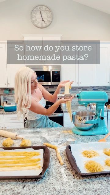 Shepherding Peppers Farm on Instagram: "I love when we asked each other questions, truly! Because the sharing of knowledge is a beautiful thing, so I really enjoyed making this real and answering the question, how do store homemade pasta? . . . . . . . . . . . . . . . #pasta #madefromscratch #baking #dehydrator #madeit #realfood #pastarecipe #pastalover #pastalovers #bakingfromscratch #bakinglove #cooking #cookingathome #foodstorage #homesteading #homestead #doityourself #makeityourself #kitch Store Homemade Pasta, Pasta Storage, Pasta Pasta, Pasta Lover, Pasta Maker, Real Ingredients, Homemade Pasta, The Question, Kitchen Aid