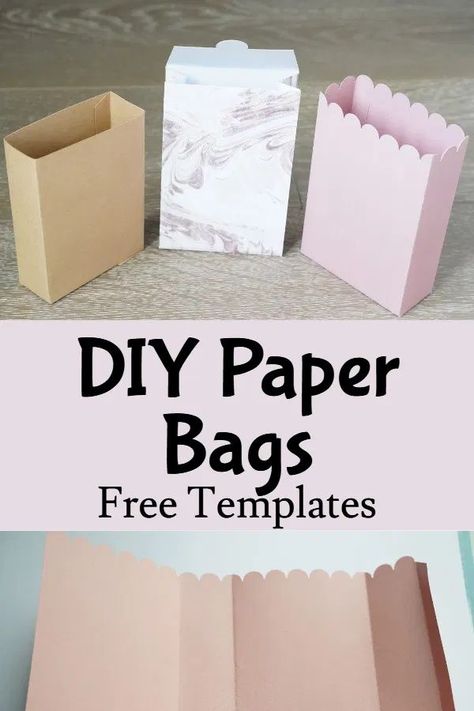 Diy Gift Bag Template, Paper Bag Printable Templates, Gift Bag Svg Free, Paper Box Template Free Printable Gift Bags, Paper Bag Pattern Templates, Paper Gift Bag Template, Cricut Gift Bags Template, Kawaii Printables Templates Paper Crafts, Gift Bag Templates Free Printables