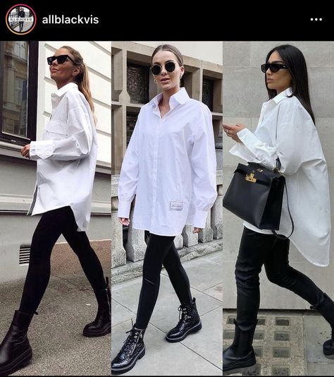 White Shirt Outfit Work, Long White Shirt Outfit, Oversized Blouse Outfit, Blouse Outfit Work, White Tshirt Outfit, Stylish Business Outfits, Oversized Shirt Outfit, Outfits Con Camisa, Oversize Outfit