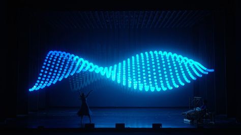 2047 Apologue / peopleofdesign Contemporary Ballet, Chinese Folk Art, Weaving Machine, Interactive Installation, Maxon Cinema 4d, Illusion Art, Dance Art, Light Installation, Creative Industries